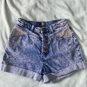 Urban Outfitters Dark Acid Wash Shorts